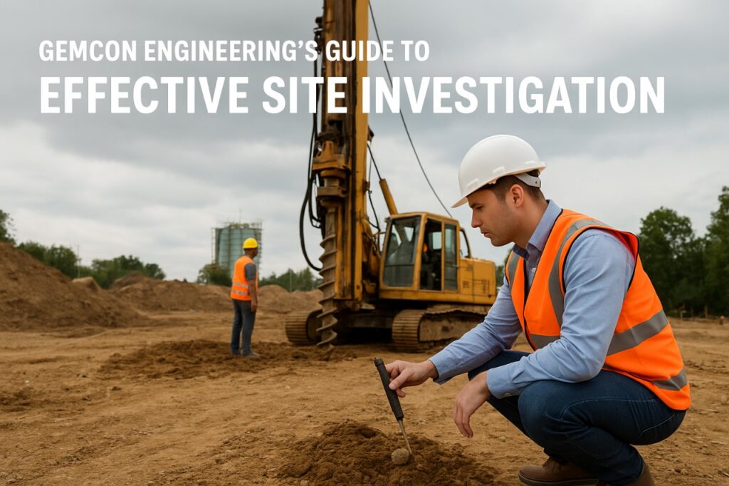 Gemcon Engineering’s Guide to Effective Site Investigation