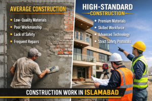 Average vs High-Standard Construction in Islamabad