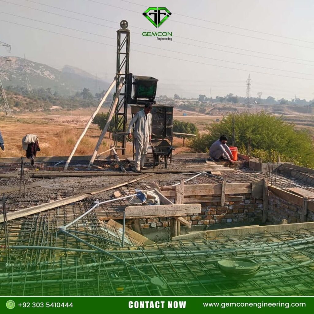 FF Slab Concrete Completion in B-17 Islamabad | Gemcon