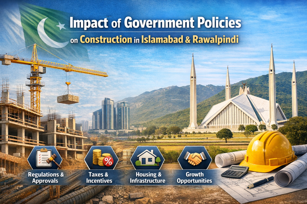 Impact of Government Policies on Construction in Islamabad & Rawalpindi