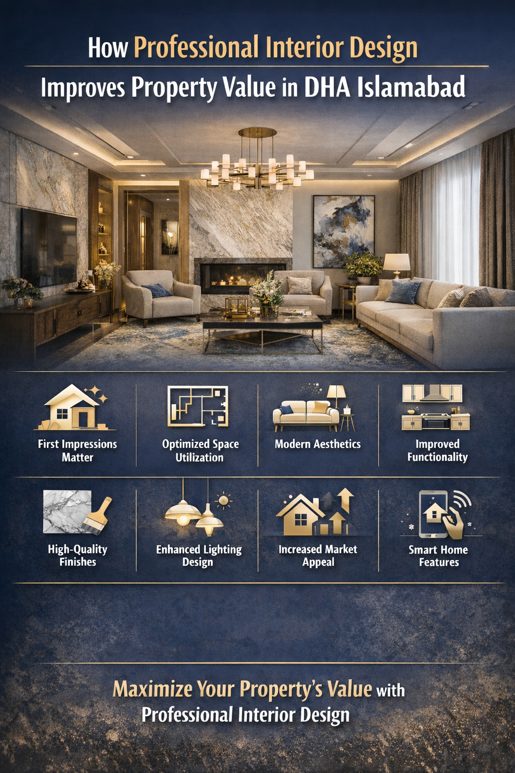 Interior Design Boosts Property Value in DHA Islamabad