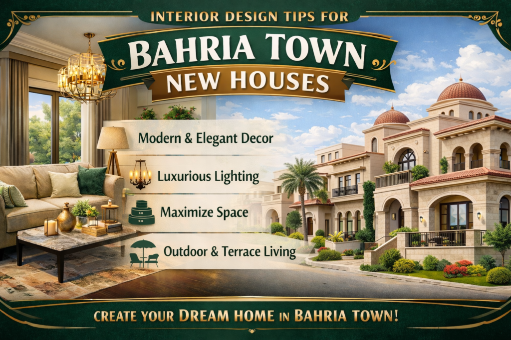 Interior Design Tips for Bahria Town New Houses