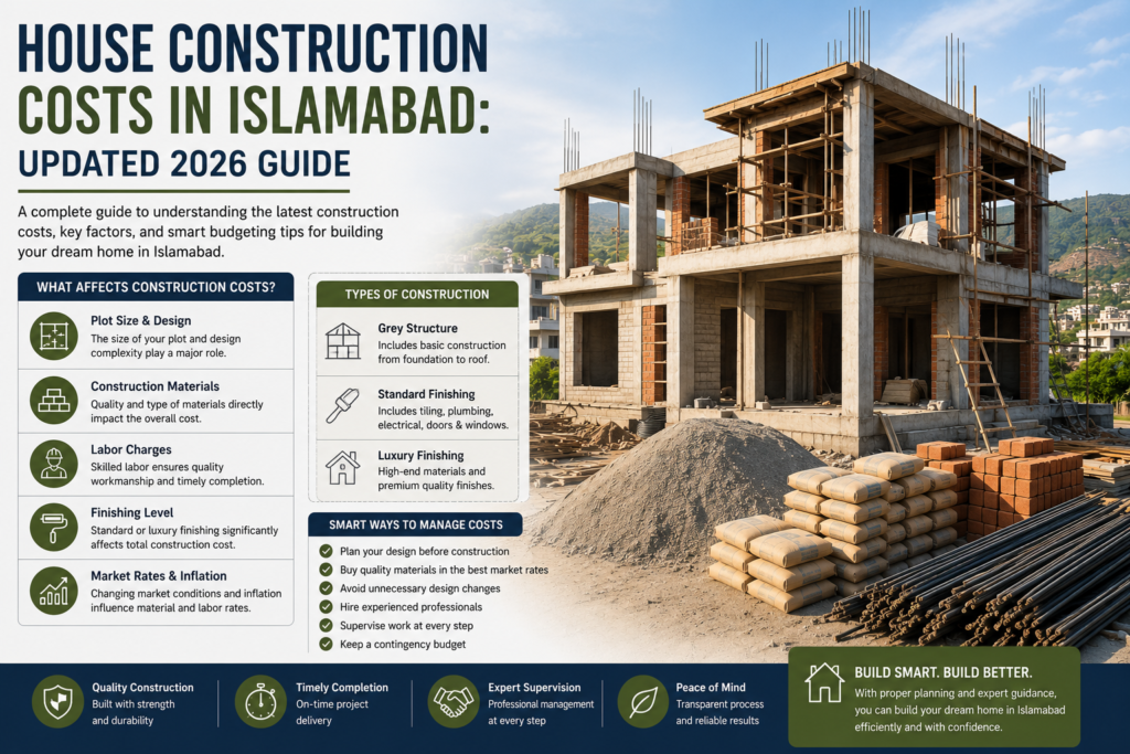 House Construction Costs in Islamabad: Updated 2026 Guide | Gemcon Engineering
