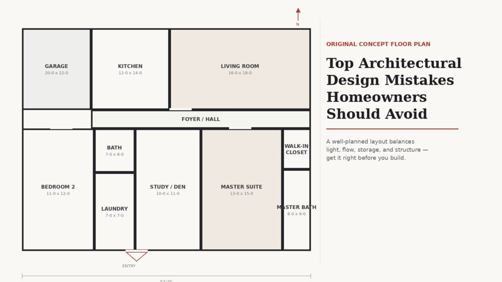 Top Architectural Design Mistakes Homeowners Should Avoid