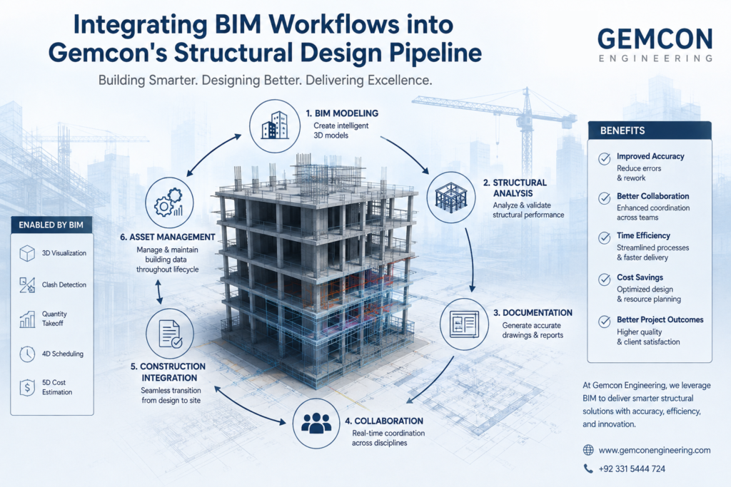 Integrating BIM Workflows into Structural Design Pipeline | Gemcon Engineering